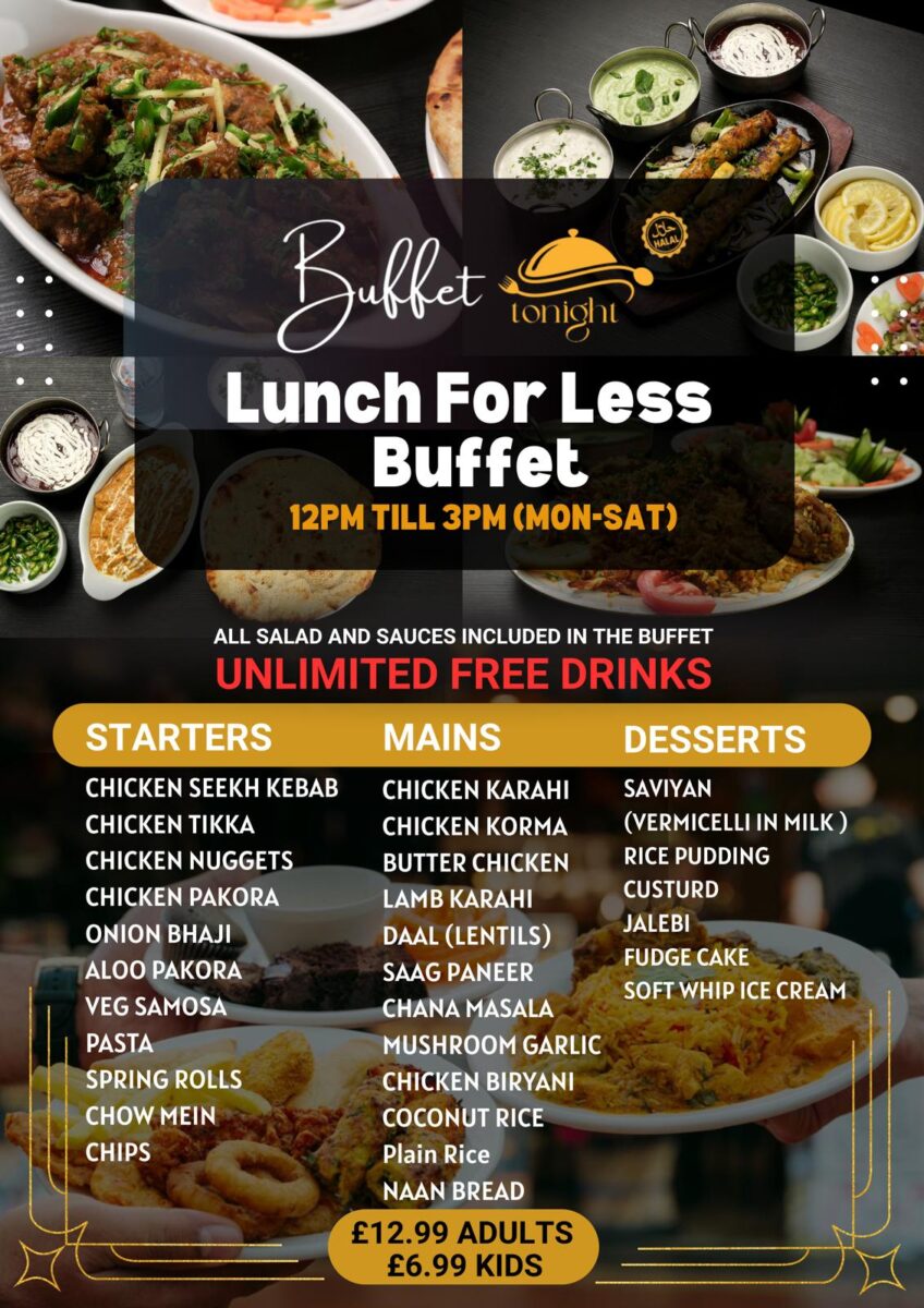 buffet lunch menu